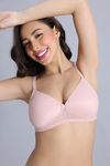 Zivame Love Potion Padded Non Wired Medium Coverage Tshirt Bra - Crystal Pink — thumbnail 1